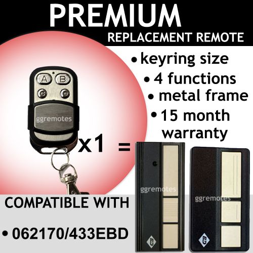 B. Remote Control Compatible With B&D 062170 / 4333EBD 