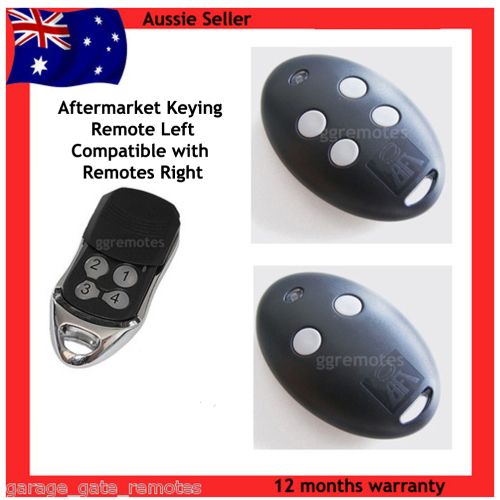B. Remote Control Opener Compatible with BFT MITTO 2 or 4 White Button 12v Type: