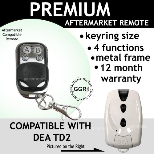 DEA MIO TYPE TD2 Compatible Remote Control