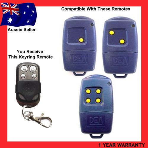 D. Opener Compatible With Blue DEA 1 , 2 or 4 Yellow Button  Remote Control