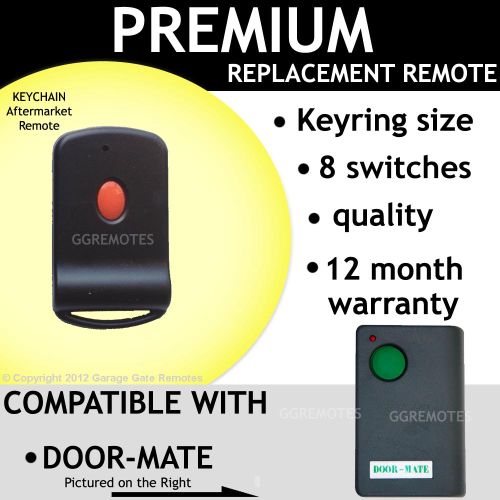 Door-Mate 700T Green Button 8 Switch Compatible Remote Control Opener
