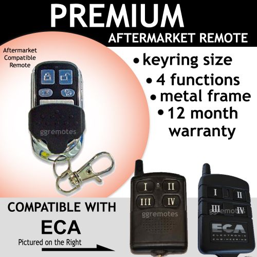 E. Automatic Gate Remote Control Compatible With Electronic Engineering Australia ECA