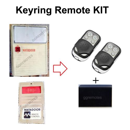 Matadoor Red Button Keyring Remote Control Compatible Upgrade Kit